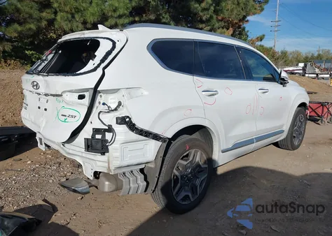 2021 Hyundai Santa Fe Calligraphy from USA, damaged, VIN 5NMS5DAL9MH346175